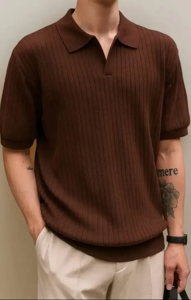 Brown Polo t shirt