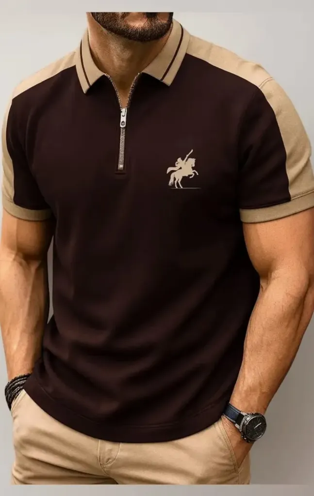 US Polo Brown T Shirt
